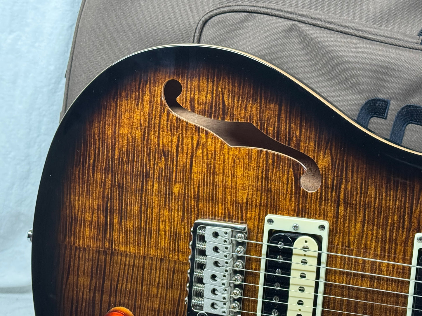 PRS Paul Reed Smith SE Custom 22 SH Semi-Hollow Body semi-hollowbody Guitar with Gig Bag 2022