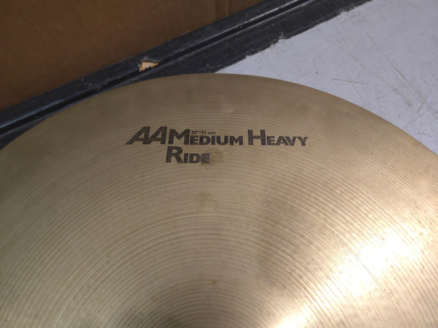 Sabian 20" AA Medium Heavy Ride Cymbal 1985 - 2001 - Natural