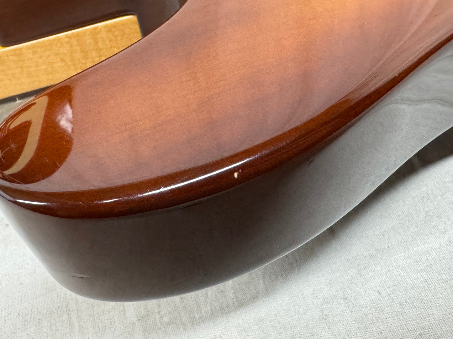 Fender 2016 Limited Special Edition American Standard Telecaster Figured Neck Guitar with Case 2015 - Cognac Burst / Rosewood fingerboard