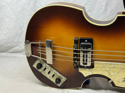 Hofner 500/1 Violin / Beatle 4-string Hollowbody Bass with Case
