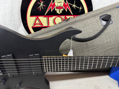 Strandberg Guitars Boden NX7 nx 7 Metal Headless 7-string Multiscale Guitar with Gig Bag 2024 - Black