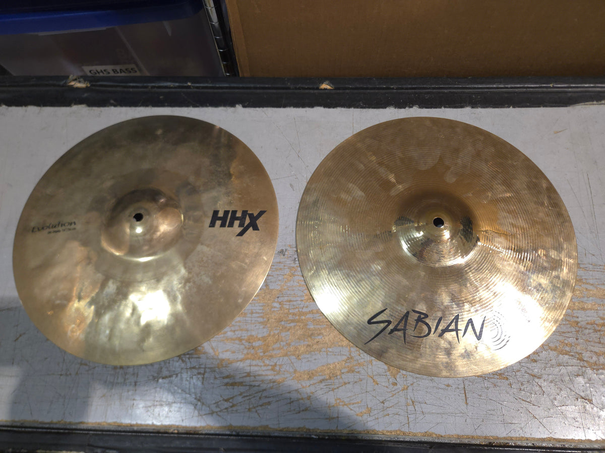 Sabian 14" HHX Evolution Hi-Hat Cymbals (Pair) 2002 - Present - Brilliant