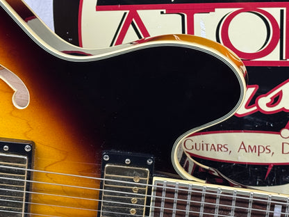 Epiphone Sheraton II 2 Semi-Hollowbody Guitar with Case - MIK Korea 2003 - Vintage Sunburst
