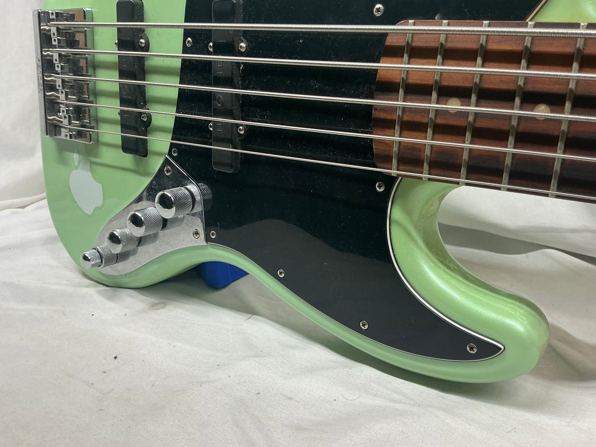 Fender Deluxe Active Jazz Bass V with Pau Ferro Fretboard 2018 - Surf Pearl