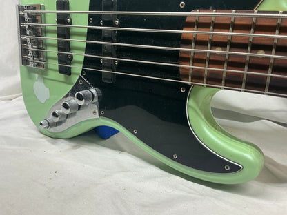 Fender Deluxe Active Jazz Bass V with Pau Ferro Fretboard 2018 - Surf Pearl
