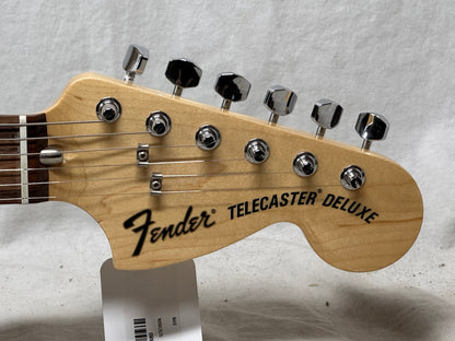 Fender Chris Shiflett Telecaster Deluxe Guitar with Case 2019 - Shoreline Gold / Rosewood fingerboard
