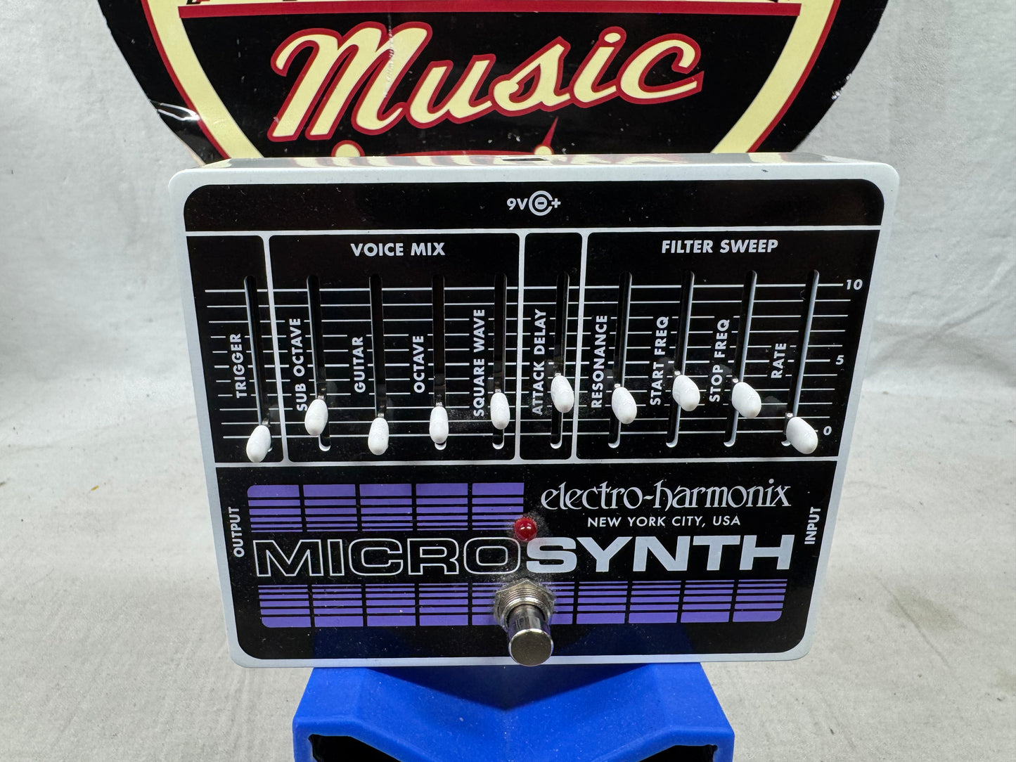 Electro-Harmonix Micro Synth Analog Microsynth Guitar Synthesizer Pedal