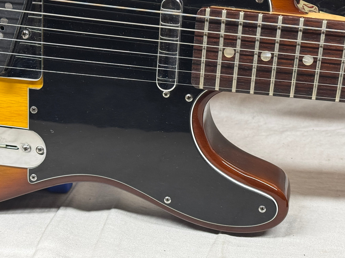 Fender 2016 Limited Special Edition American Standard Telecaster Figured Neck Guitar with Case 2015 - Cognac Burst / Rosewood fingerboard