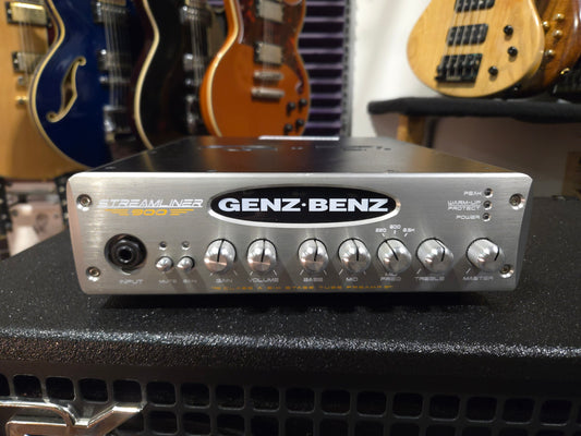 Genz Benz Streamliner 900 900W Bass Amplifier Head