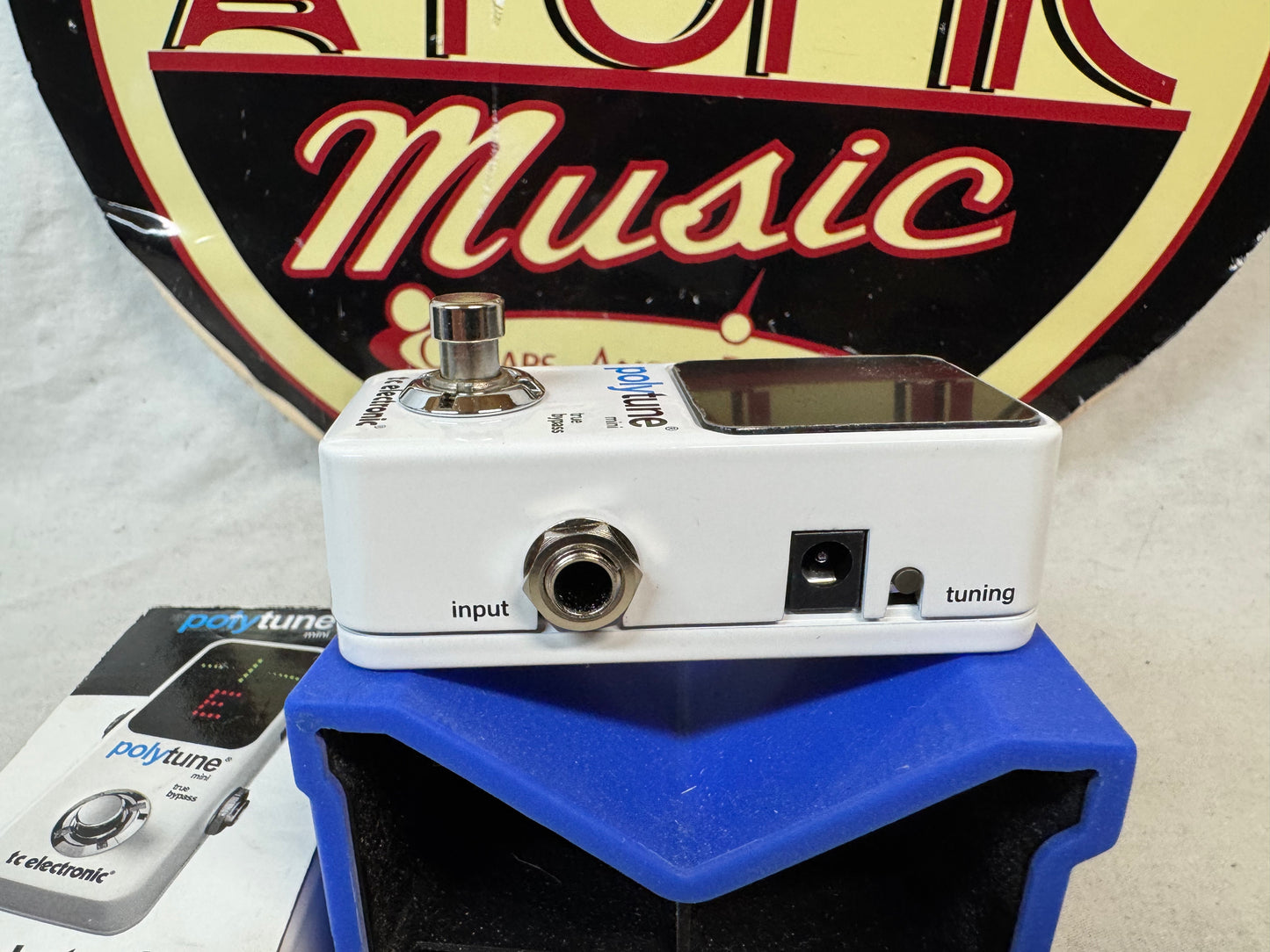 TC Electronic Polytune Mini v1 Tuner Tuning Pedal with Box