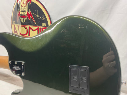Ernie Ball Music Man StingRay sting ray 5H Bass with Soft Case - Fallout Green