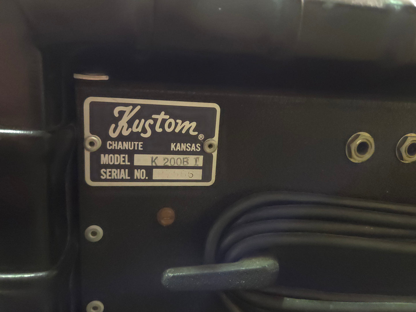 Kustom K200B Amp Head - Local Pickup Only
