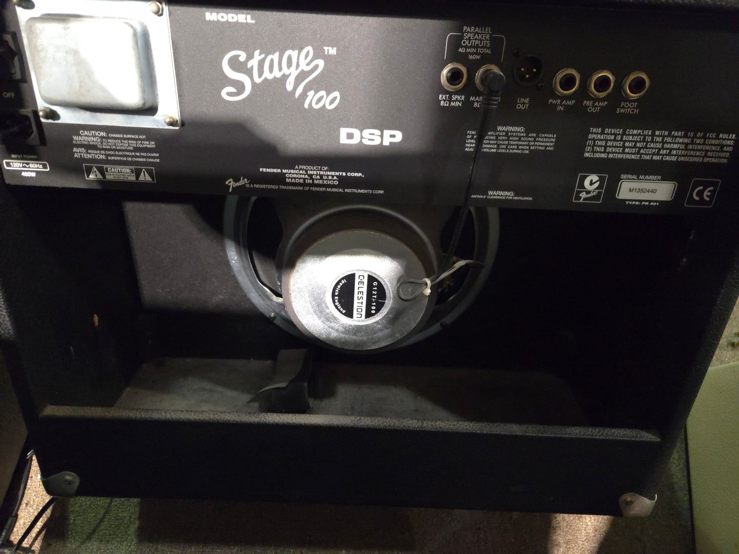 Fender Stage 100 DSP 2-Channel 100-Watt 1x12" Solid State Guitar Combo with Onboard Effects 2002 - 2004 - Local Pickup Only