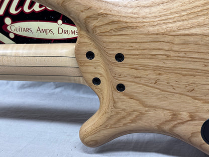 Warwick Limited Edition #39 of 100 Teambuilt Corvette $$ Double Buck 5-String Bass 2019 - Natural Transparent Satin Multicolor