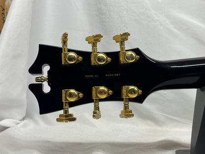 D'Angelico EX-SS Semi-Hollow Body Electric Guitar with Hard Shell Case