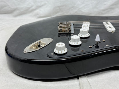 Hamer USA Daytona Guitar S-style with Case - Black / Maple neck