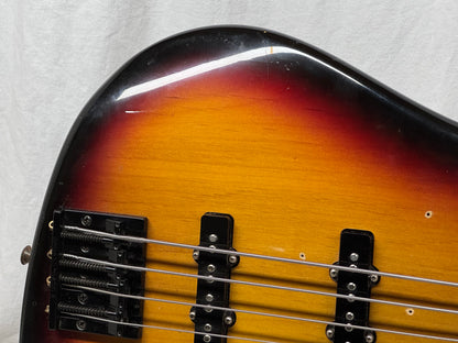 Fender Jaco Pastorius Jazz Bass Fretless 4-string J-Bass with Case 2005 - 3-Color Sunburst / Pau Ferro fingerboard