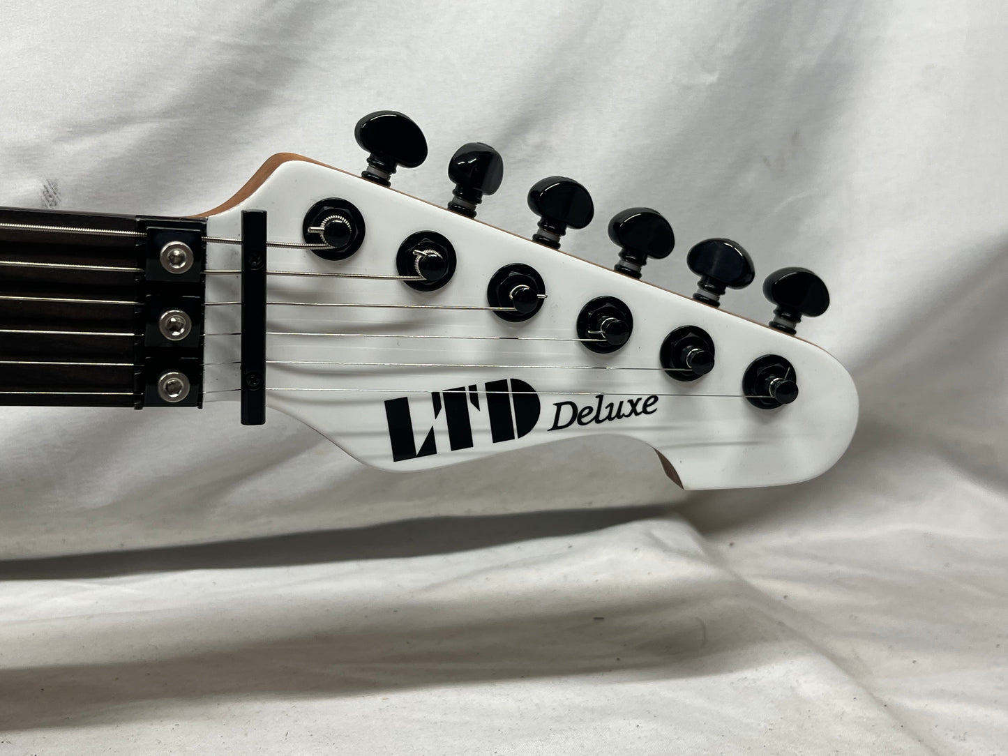 ESP LTD SN-1000 Floyd Rose HSS Doublecut Electric Guitar - Snow White