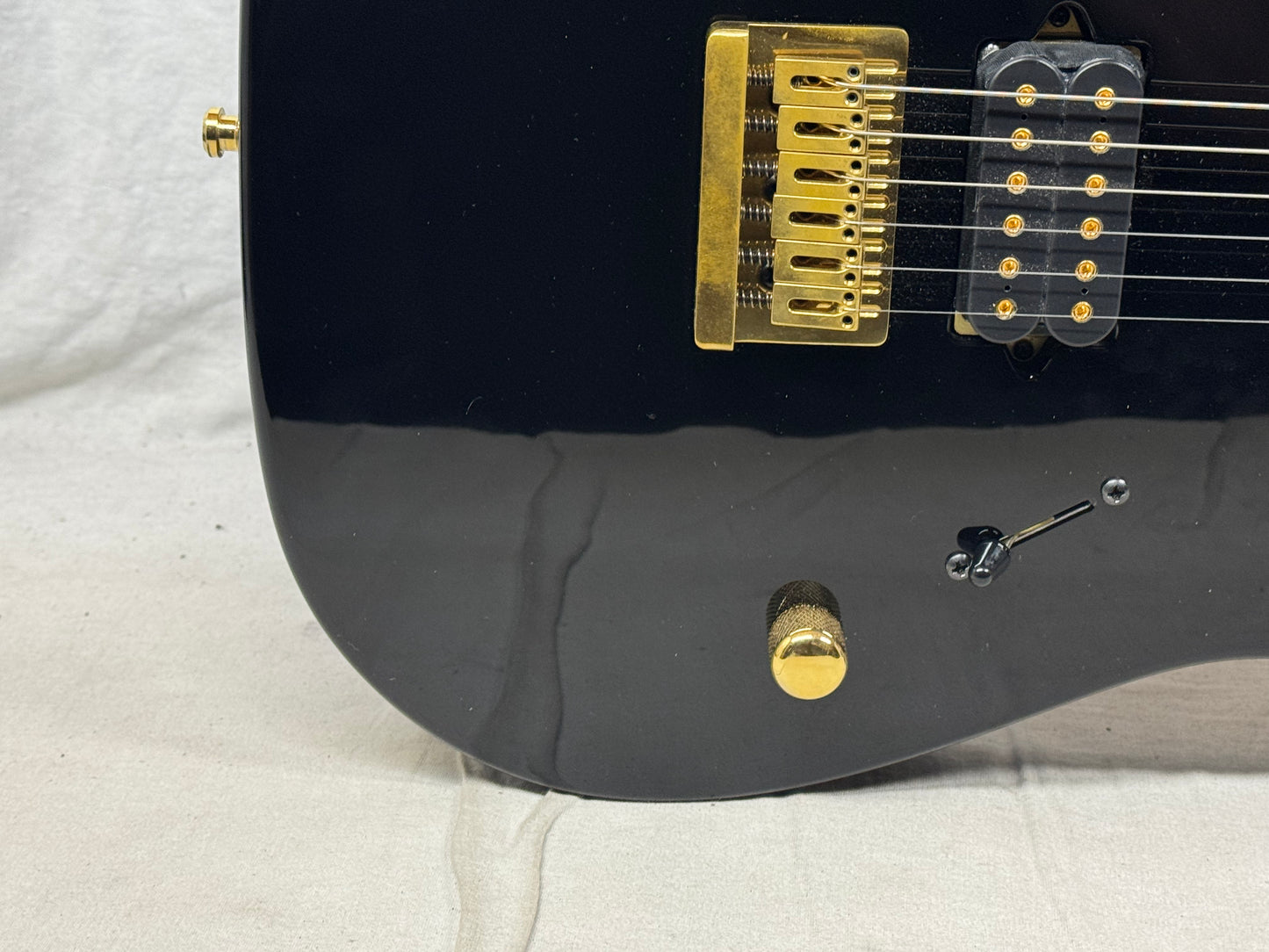 Charvel USA Custom Shop ST2 HS HT Singlecut Guitar with COA + Case 2024 - Roasted Black