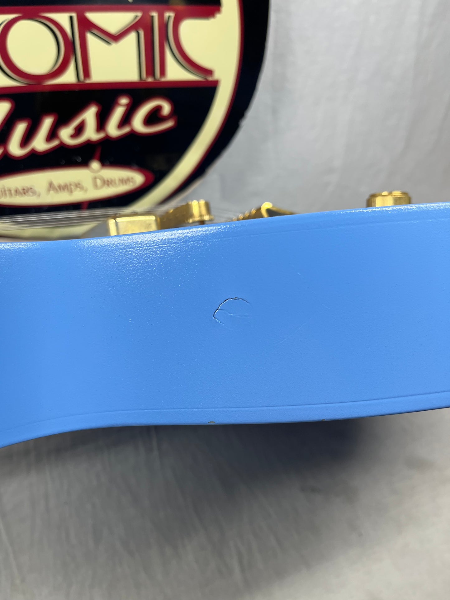 Gretsch G5191 Tim Armstrong Lefty Left-Handed Semi-Hollow Body Electric Guitar -- Spray Painted