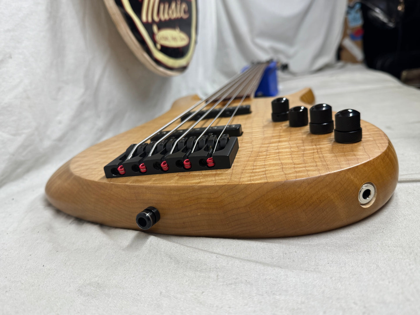 Prat Custom 5-string Bass with Wolfpak Soft Case