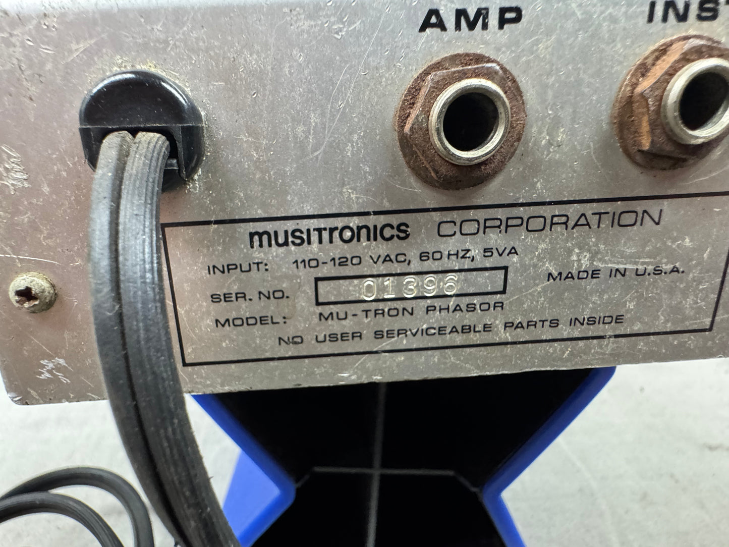 Musitronics Corporation Mu-Tron Phasor Phaser Phase Shifter Pedal