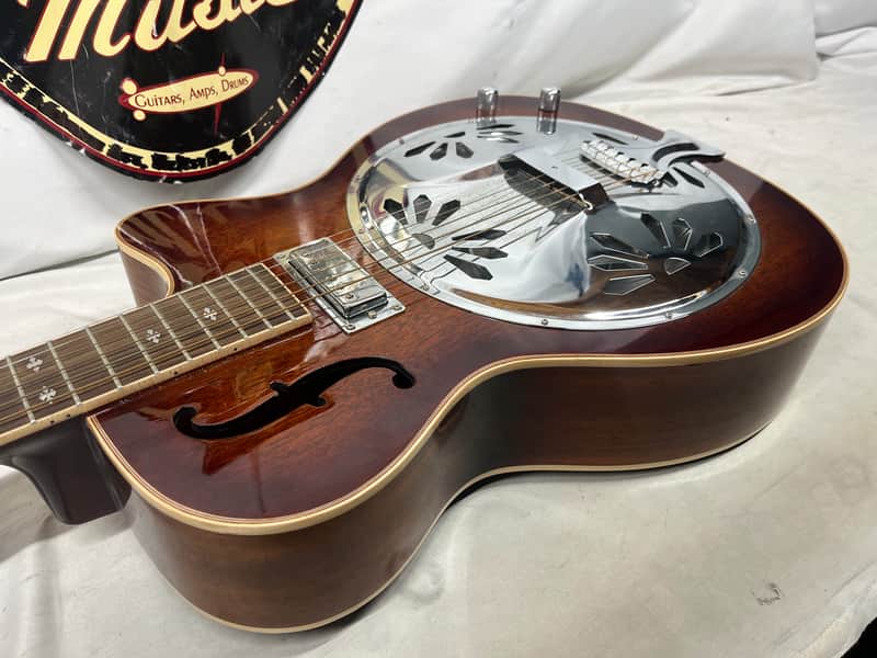 Mitchell RR200CE Roundneck Acoustic Electric Resonator Guitar - Image 20