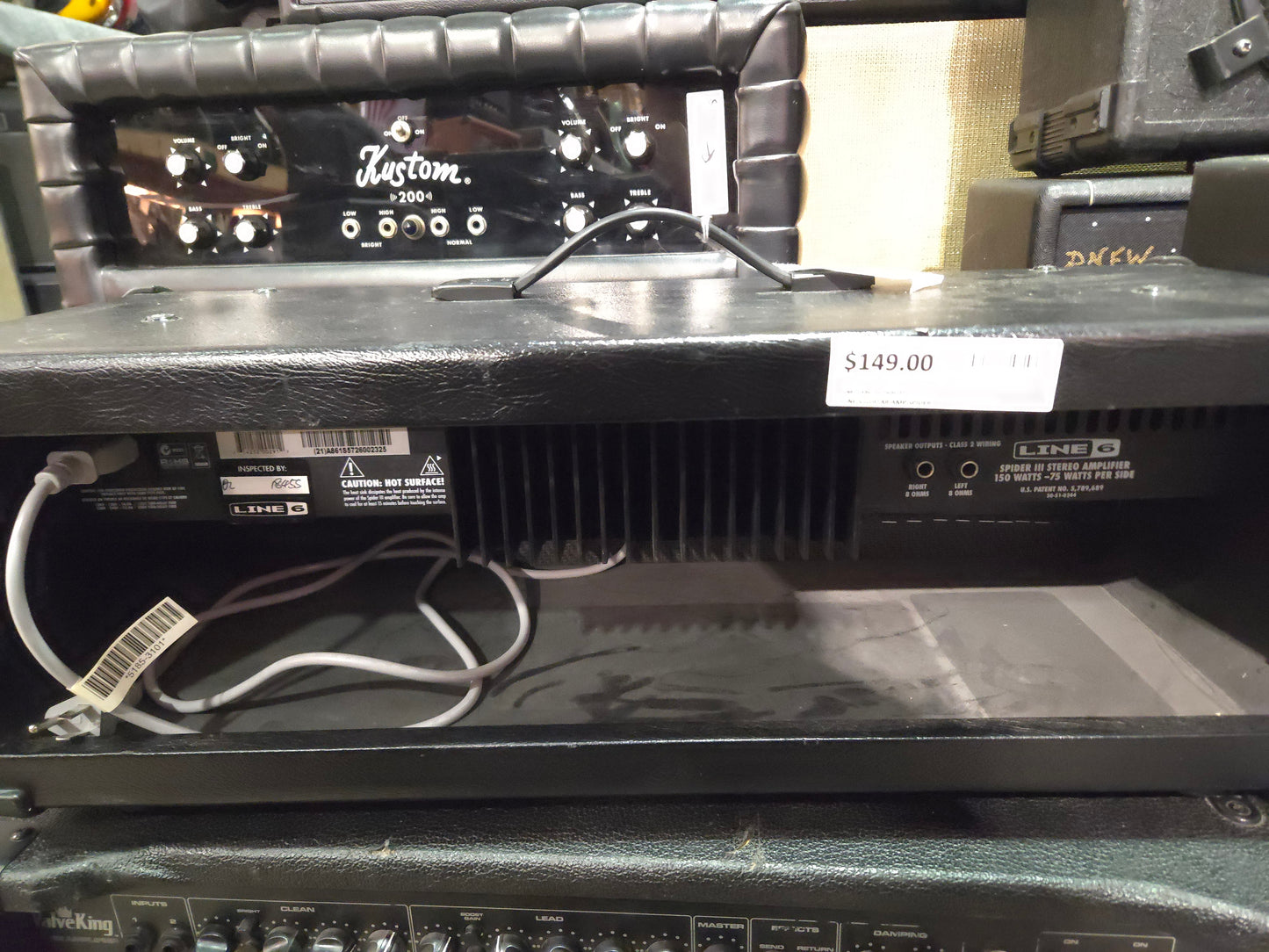 Line 6 Spider III HD150 150-Watt Stereo Digital Modeling Guitar Amp Head 2006 - 2009 - Local Pickup Only