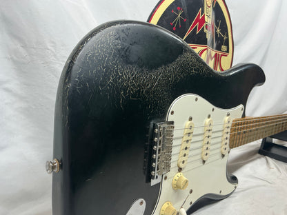 Warmoth Partscaster S-Style - Black - Needs Re-Fret