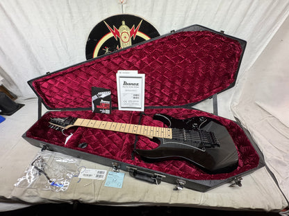Ibanez RG Series RG550-BK Guitar with Case - MIJ Japan 2025 - Black / Maple neck