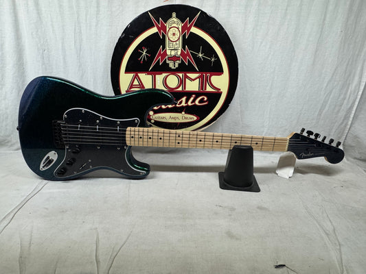 Fender Special Edition FSR Flip Flop Standard Stratocaster Guitar - upgraded! 2004 - Green-Blue
