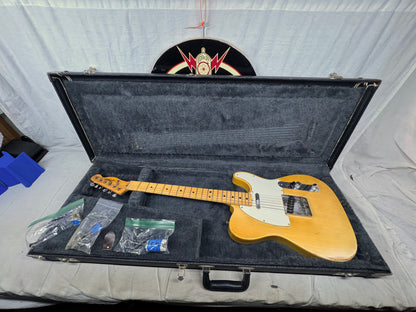 Fender USA Telecaster Guitar with Case 1975 - re-fretted by Philtone