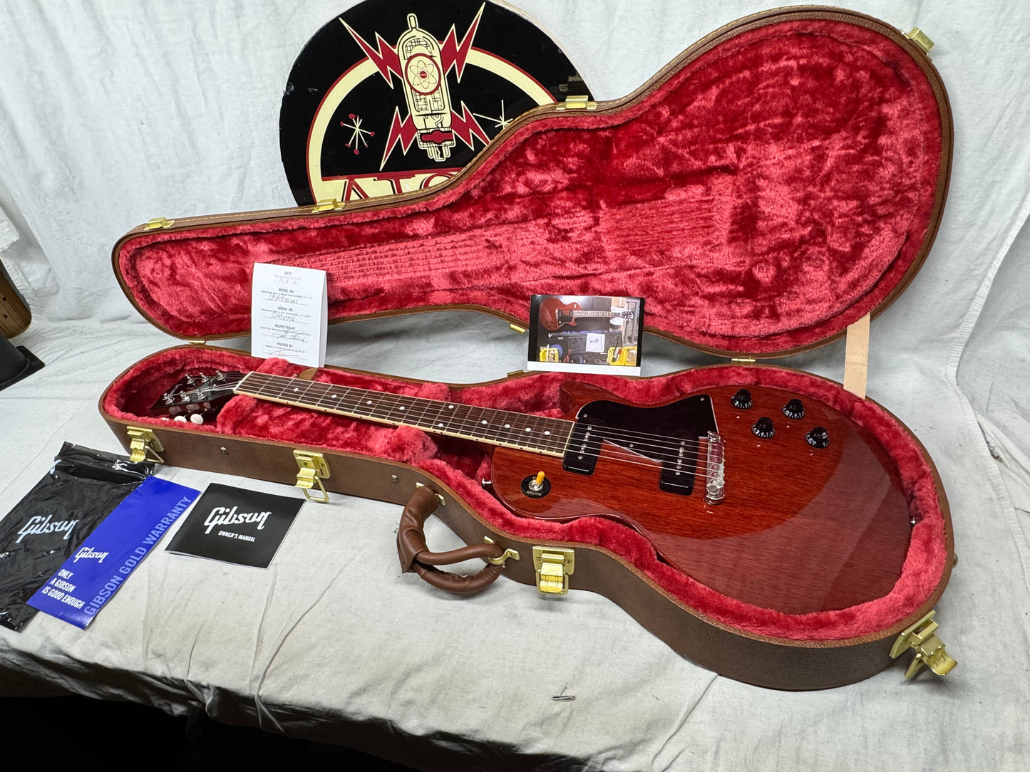Gibson LPSP00VENH1 Les Paul Special Guitar with Case 2021 - Vintage Cherry