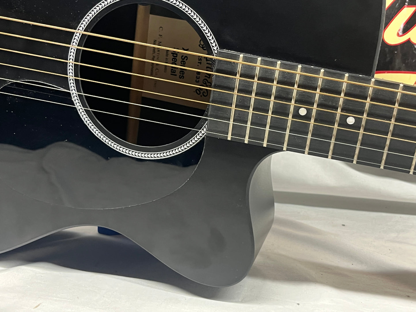 Martin X Series Special Acoustic Electric Guitar - Matte Black