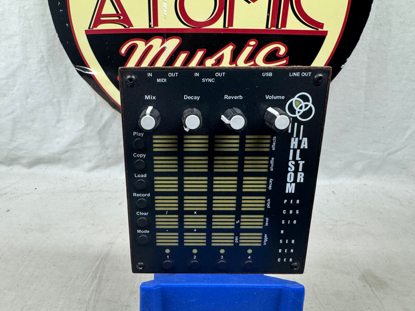 Rainy Day Electronic Instruments Hailstorm Four Voice Sample and Drum Synthesis Percussion Sequencer