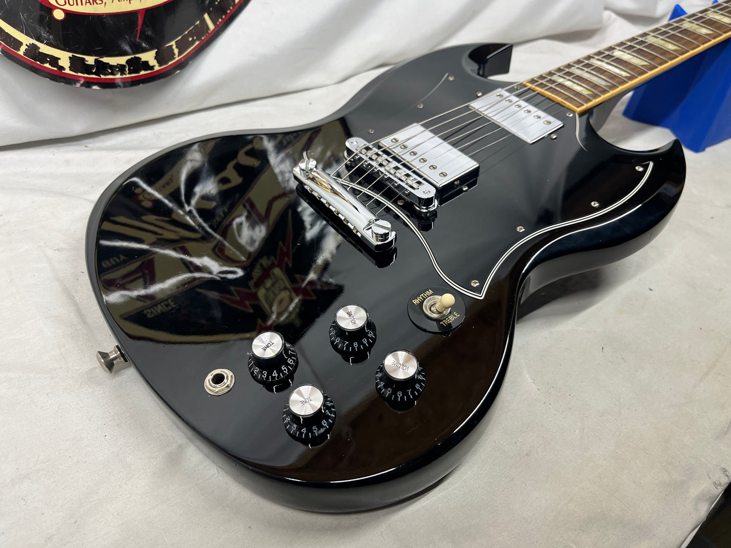 Gibson SG Standard Doublecut HH Electric Guitar 2007 with Hard Case - Black