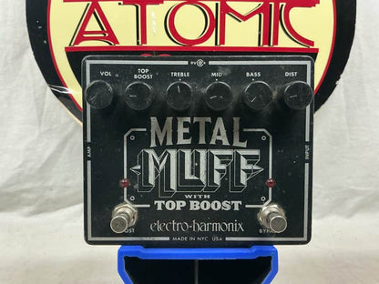 Electro-Harmonix Metal Muff with Top Boost Distortion Pedal - Image 2
