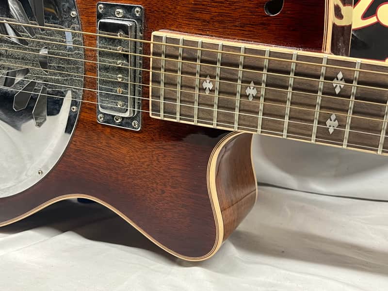 Mitchell RR200CE Roundneck Acoustic Electric Resonator Guitar - Image 6