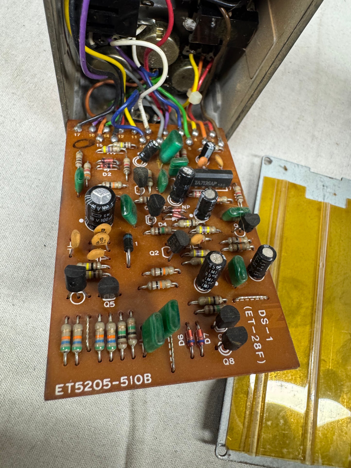 Boss DS-1 ds1 Distortion Pedal - TA7136AP OpAmp - Black Label / MIJ Made In Japan / ACA 12v power 1983
