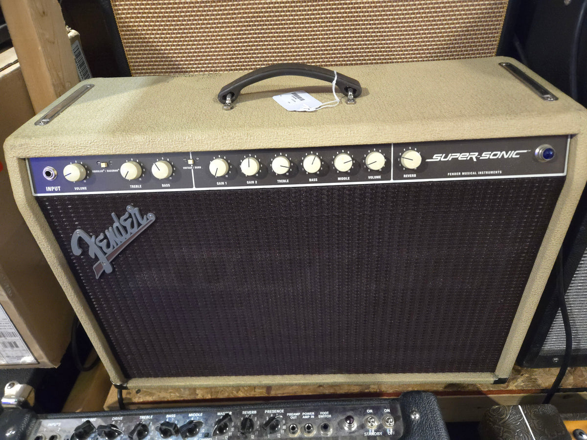 Fender Super-Sonic supersonic 112 2-Channel 1x12" Guitar Combo 2010 - Present - Blonde - Local Pickup Only