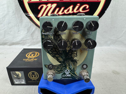 Walrus Audio Lore Reverse Soundscape Generator Reverb Pedal with Box