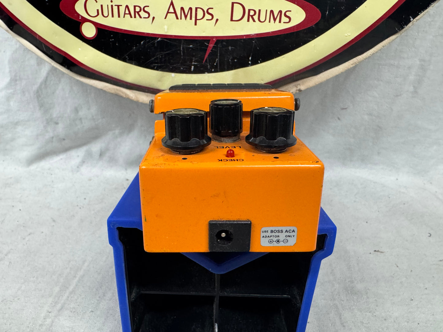 Boss DS-1 ds1 Distortion Pedal - ACA 12-volt power (possibly Black Label / MIJ) / TA7136AP OpAmp