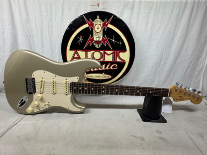 Fender American Texas Special Stratocaster Guitar with Gator Case 2000 - Shoreline Gold / Rosewood fingerboard