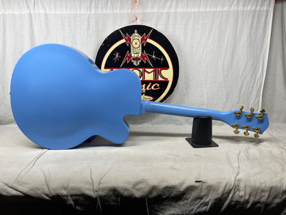 Gretsch G5191 Tim Armstrong Lefty Left-Handed Semi-Hollow Body Electric Guitar -- Spray Painted