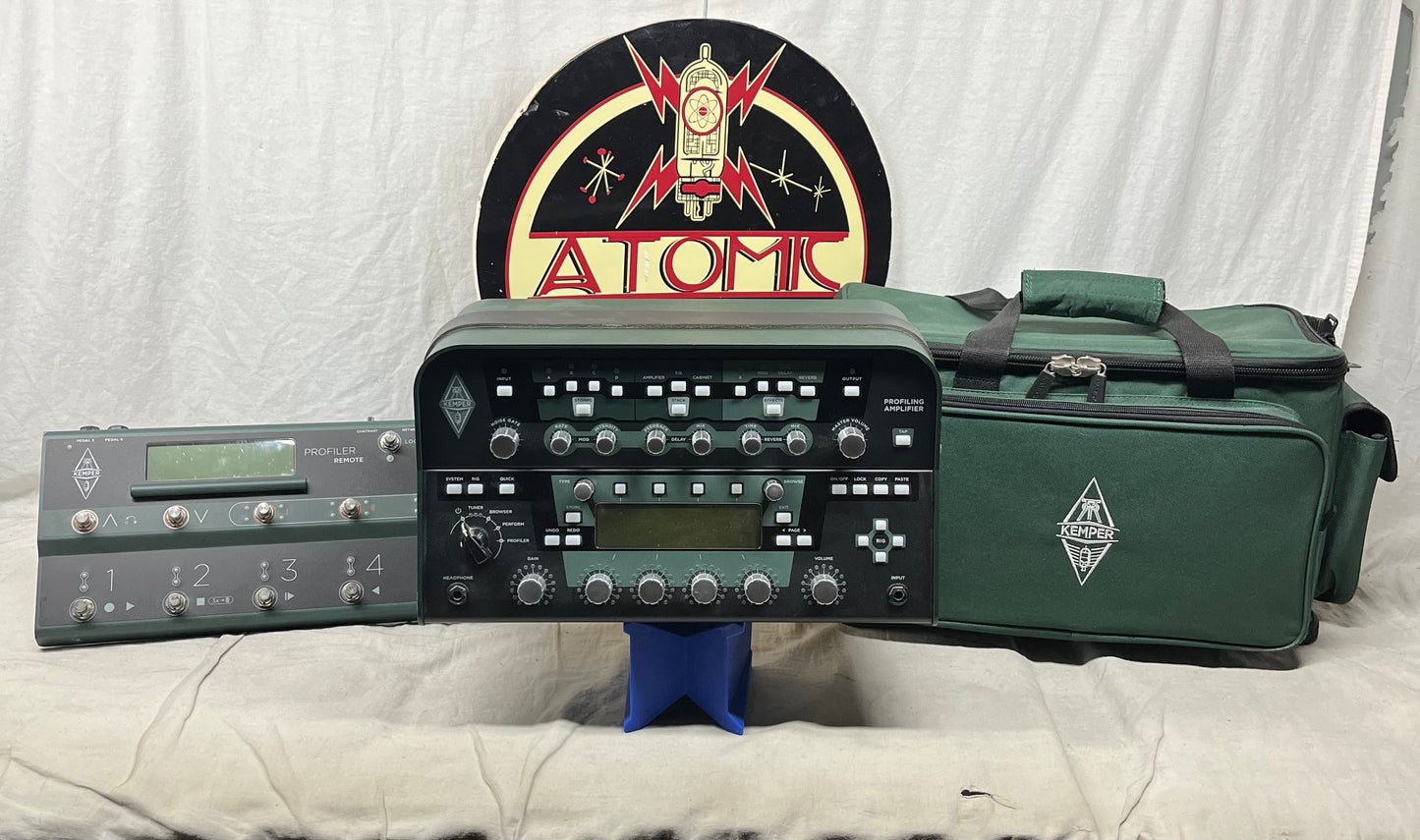 Kemper Amps Profiling Amplifier with Profiler Remote Footswitch + Soft Case