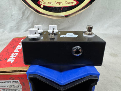 JHS Pedals Haunting Mids EQ equalizer Mid-Boost Pedal with Box