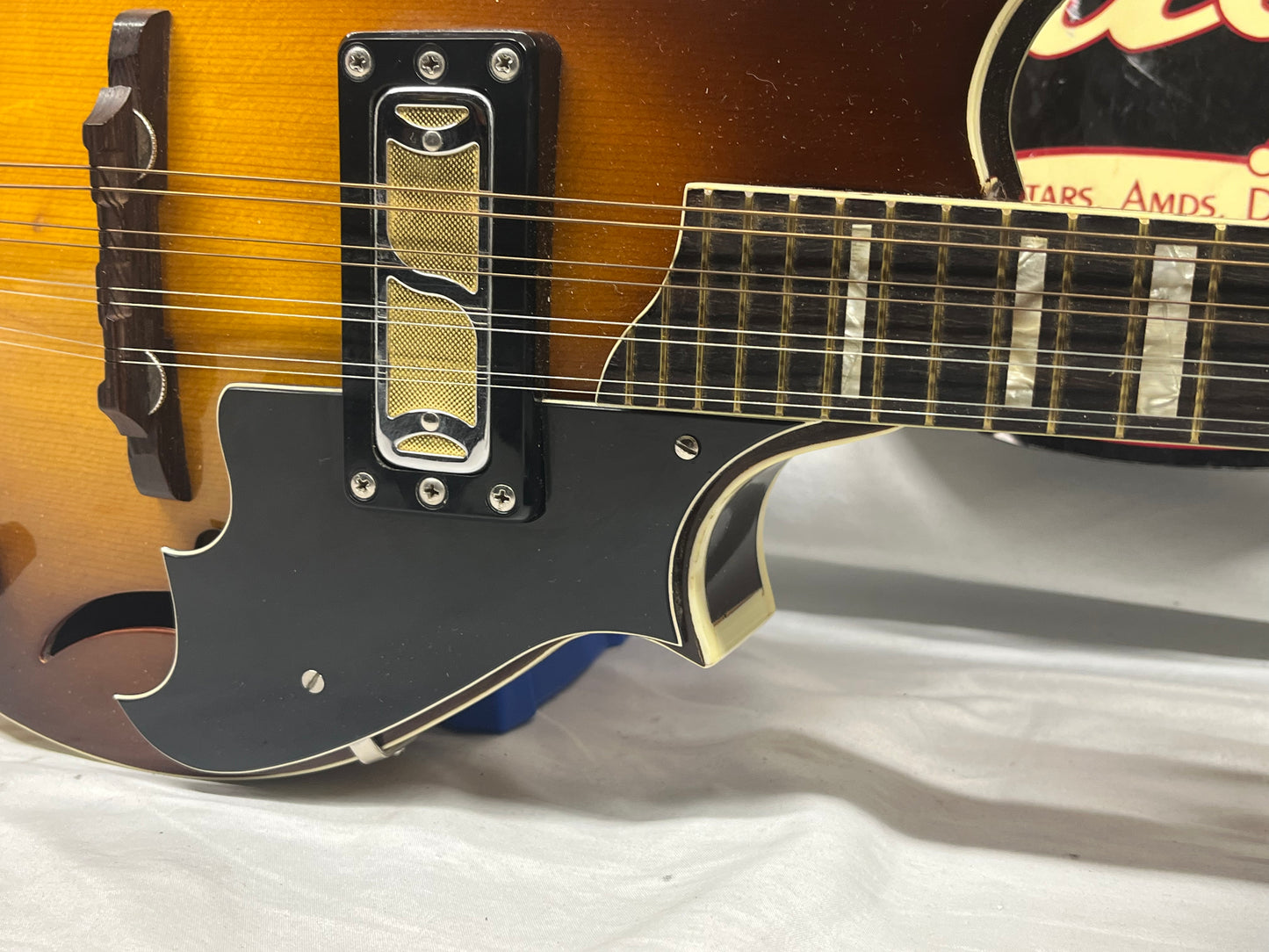 Harmony H-35 "Batwing" Acoustic Electric Mandolin with Case