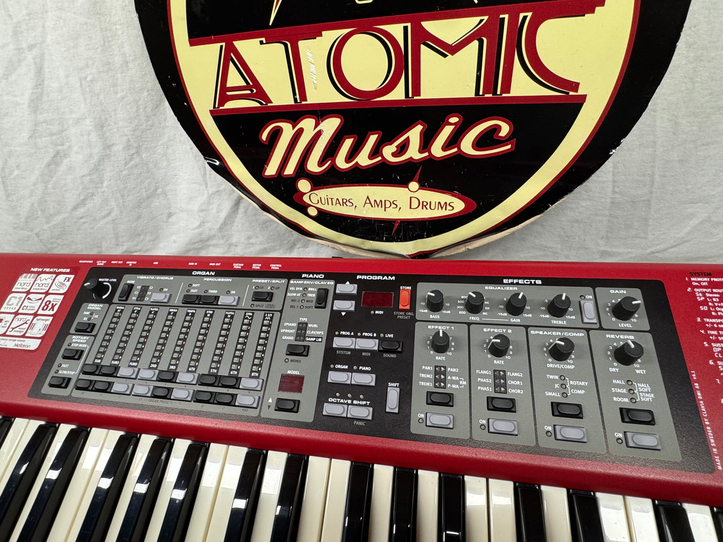 Clavia Nord Electro 3 Seventy Three 73-key Piano & Organ Synthesizer Keyboard with Pedal + Bag