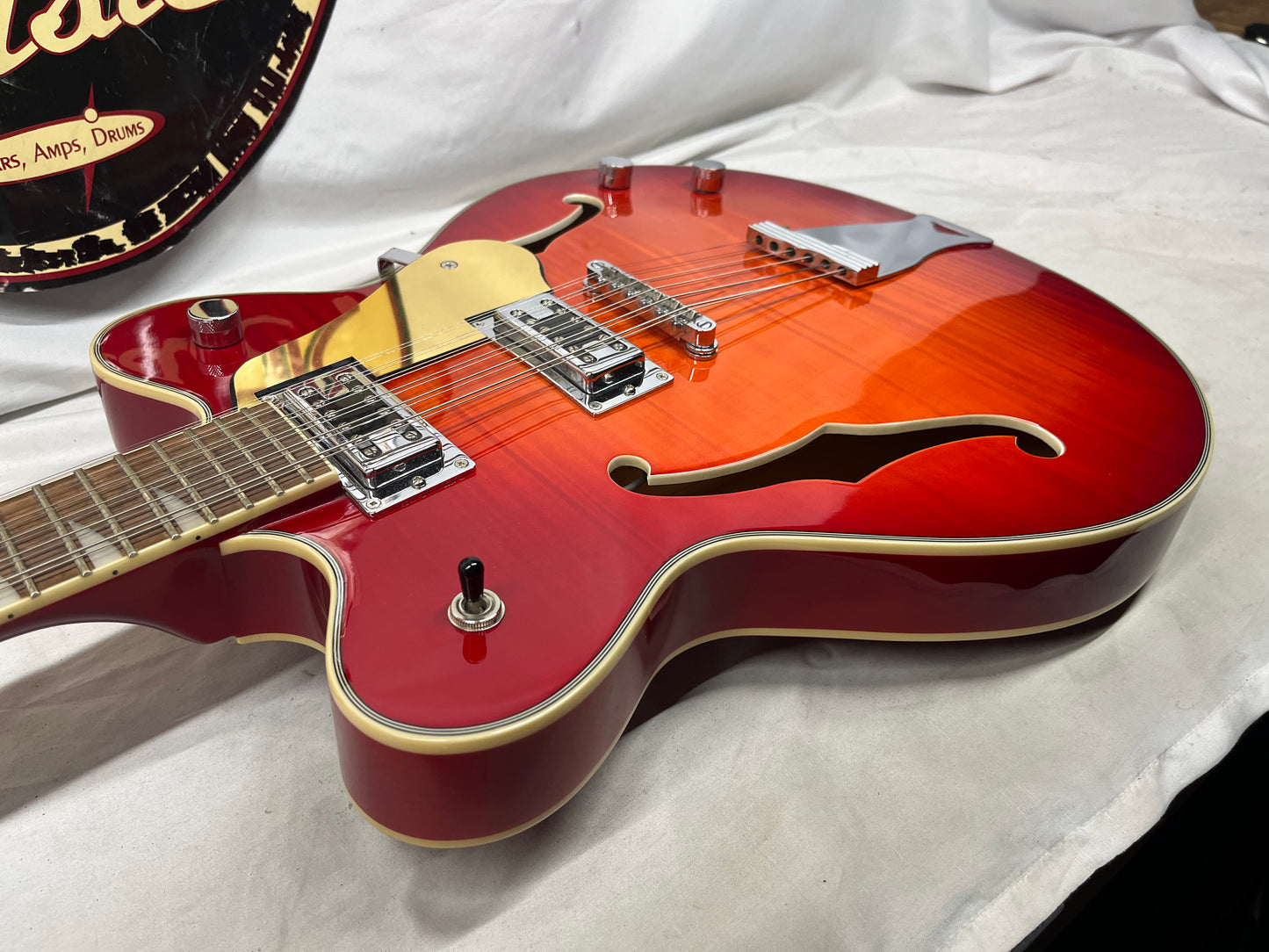 Eastwood Classic 12-String Doublecut Semi-Hollow Body Electric Guitar