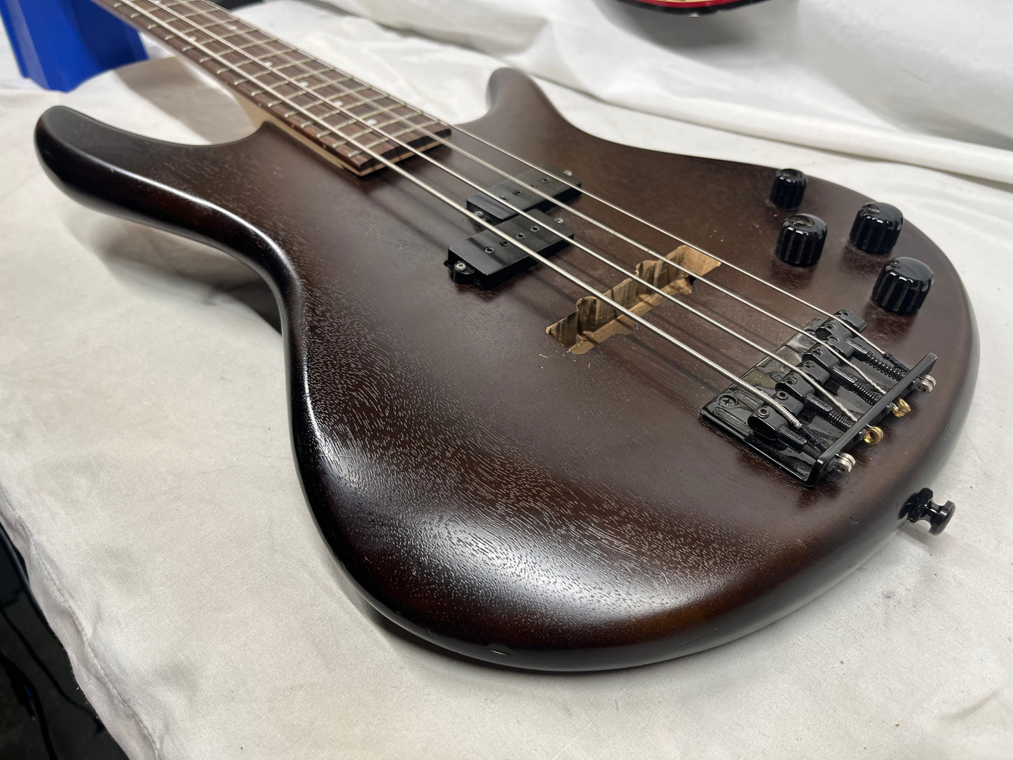 Ibanez Soundgear Gio GSR200B 4-String Doublecut Electric Bass - Missing Bridge Pickup - AS IS